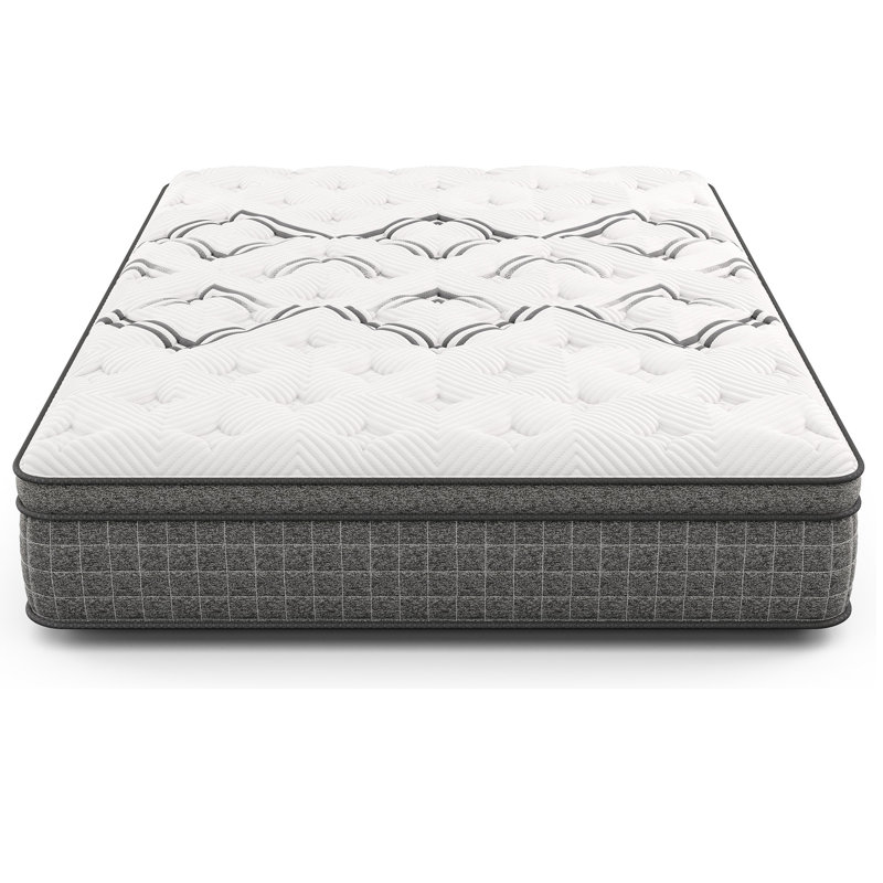 Diamond Soto cooling Copper conforming Hybrid with luxurious Euro-Top 12.5" - Medium Feel , Greenguard Gold Certified, White Label Ready