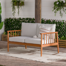 52'' Eucalyptus Outdoor Loveseat