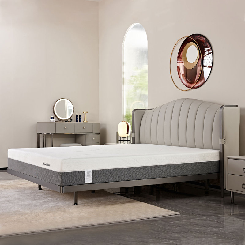 Matelas en mousse viscoélastique gélifiée mi-ferme 12 po Luck Home, Double, 12 po