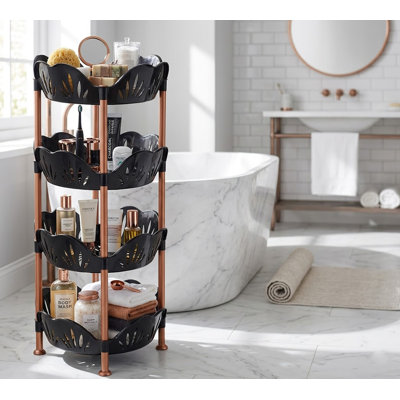 4 Tier Round Storage Basket- Cooper