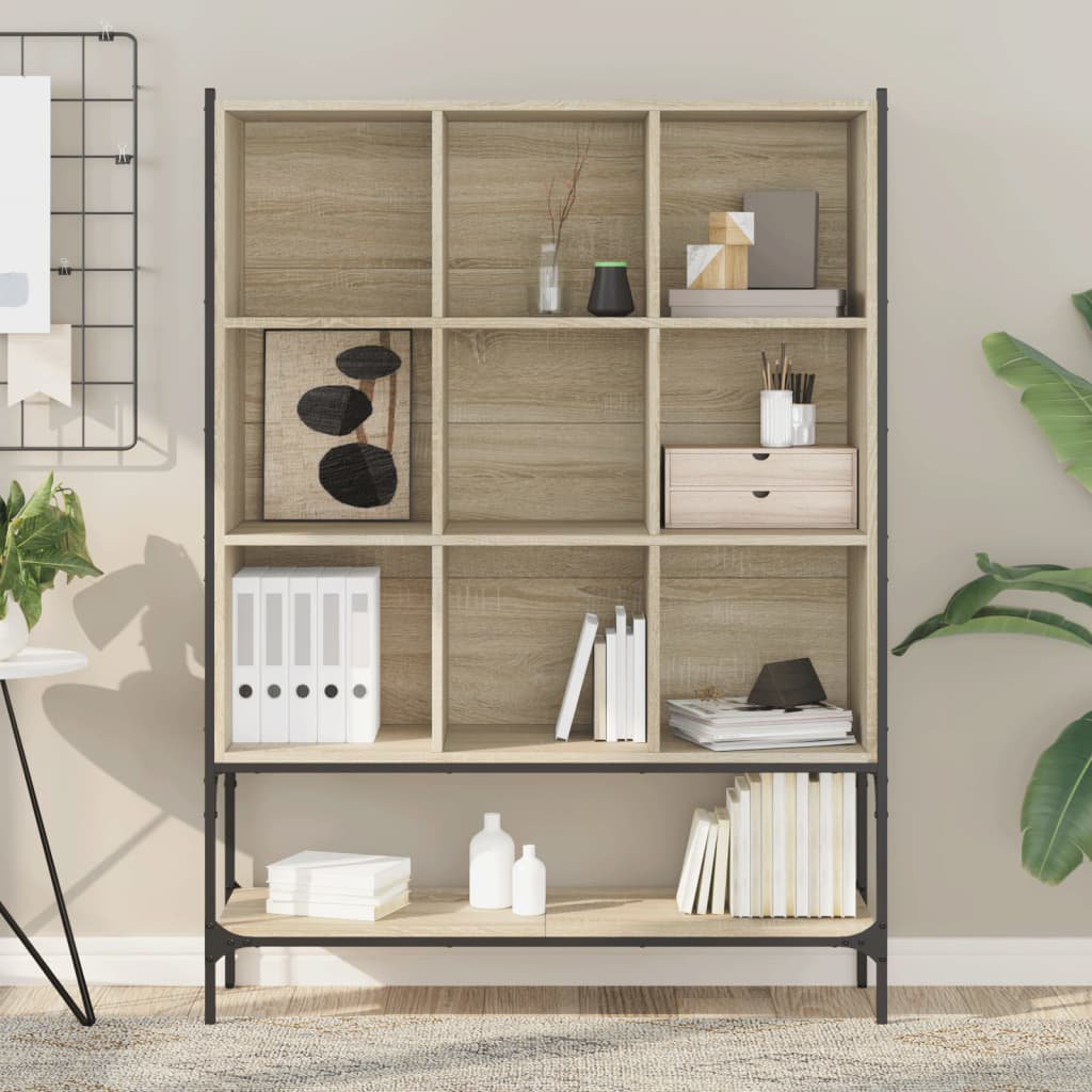 Hackberry Bookcase Lily Manor Hagley 141.5cm H x 102cm W Metal Bookcase | Wayfair.co.uk