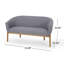 Kerby Recessed Arm Loveseat-1592497922
