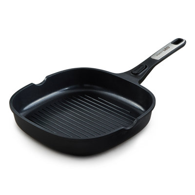 BergHOFF Leo Phantom Nonstick Ceramic 10.25" Grill Pan, Recycled