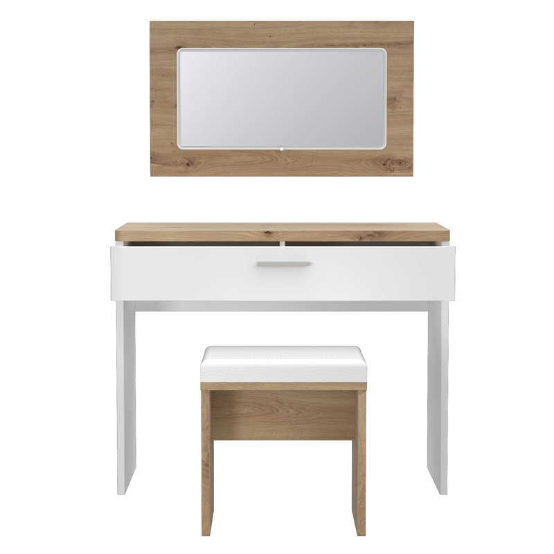 Gerallt Dressing Table with Mirror