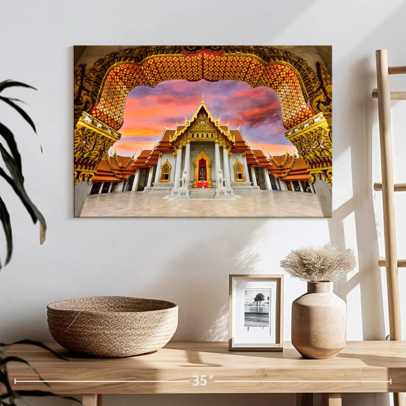 Adella Bangkok Golden Marble Temple, 16" H x 24" W