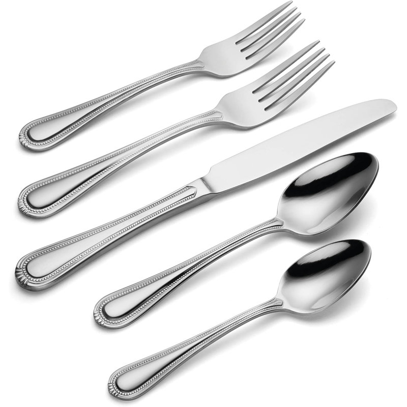 45-Piece Everyday Flatware Set With Serving Utensils