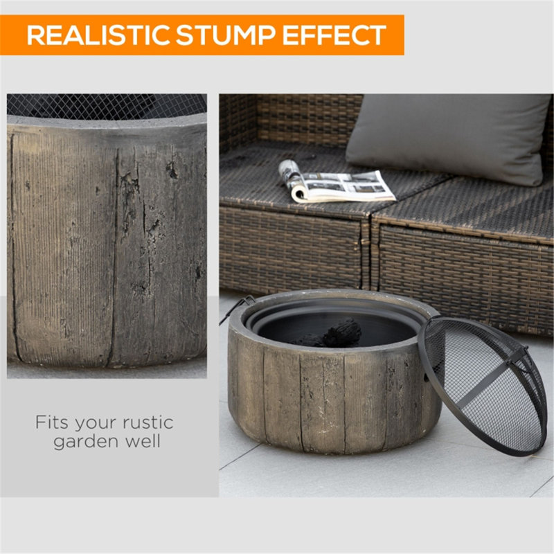 Outdoor Fire Pit – No Assembly For Yard/patio/backyard Bonfire Essential