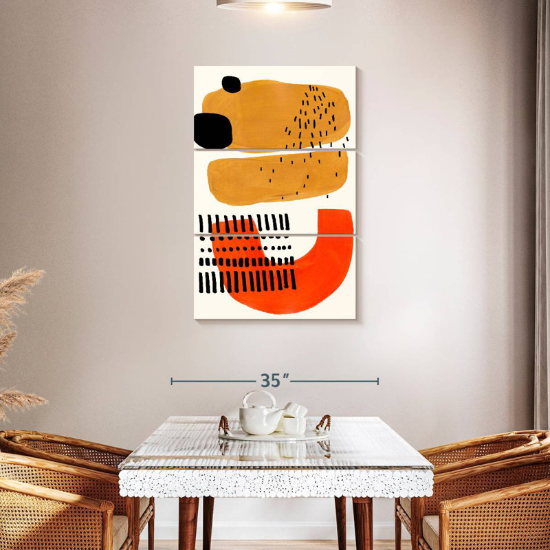 Mid-Century Smile, H 57 po x l 36 po