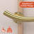 WAVE 18 in. x 1.25 in. Grab Bar, ADA Compliant for Bath and Shower Safety (500 lb. Capacity) in Brushed Gold-125361693-125361688