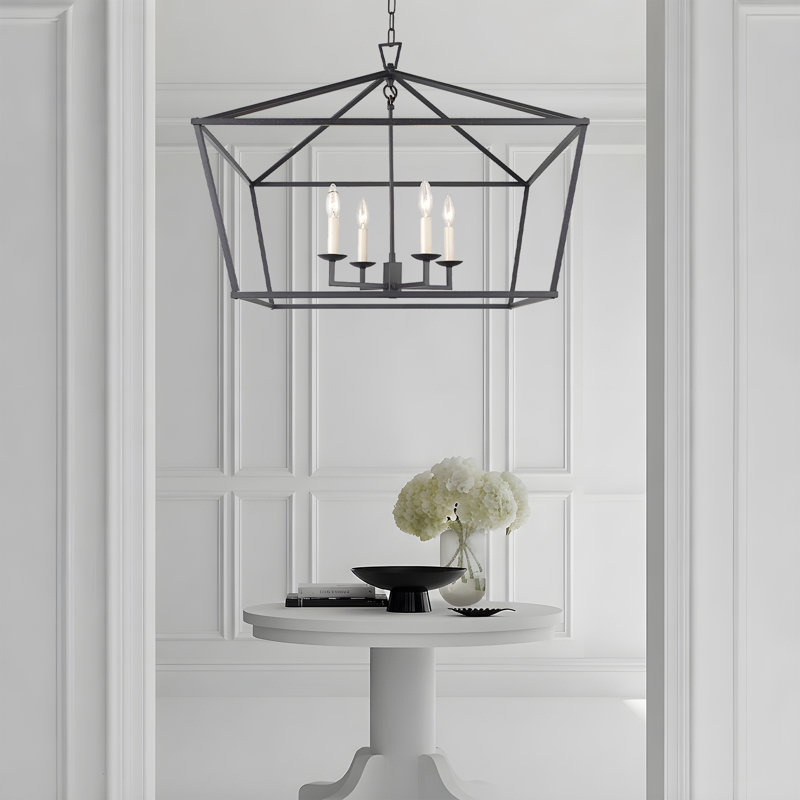 Dianna Four Light 28 Inches Wide Lantern