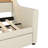 Upholstered Daybed With Trundle And Charging Station-274180009