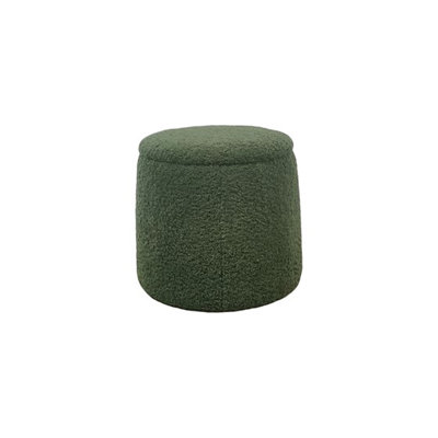 Round Storage Ottoman