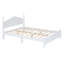 Structure de lit plateforme en bois de style rétro avec support de lattes en bois, robuste et facile à assembler pour les chambres modernes-2069586943-2069586941