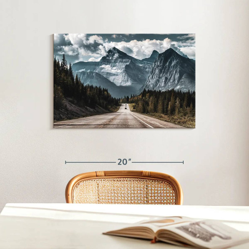 Mehar Great Mountains Road, 16" H x 24" W