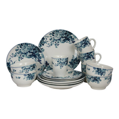 Stoneware Dinnerware Set 16 Piece - Service for 4