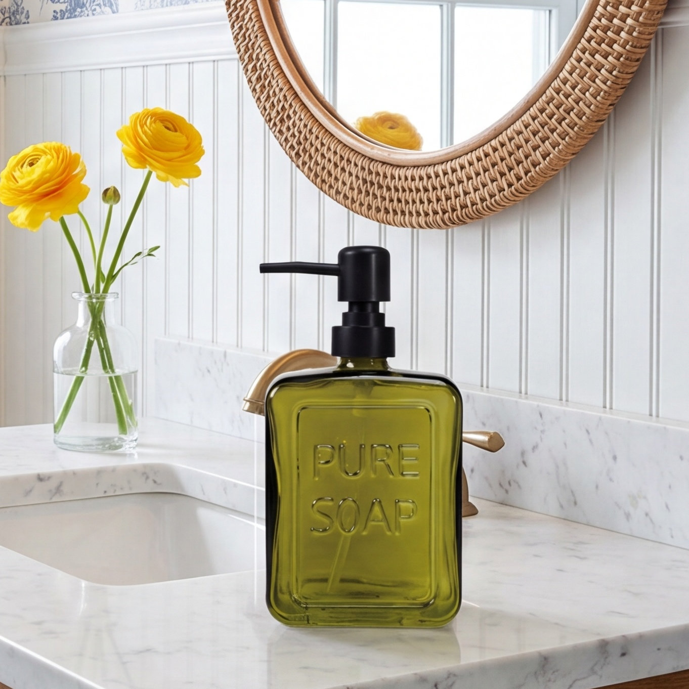 Glass Soap Dispenser