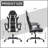 Gaming Chair With Footrest, Ergonomic Computer Chair With Headrest And Lumbar Support, Breathable Material Height Adjustable Video Game Chairs