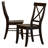 Bellmead Solid Wood Cross Back Side Chair-274613951