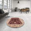 Tapis oriental rouge / beige Barkev-1346275529