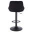 Paynter Swivel Upholstered Adjustable Height Counter Stool with Metal Frame-420153903