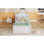 Lit double pour enfants, lit plateforme double en bois avec tête et pied de lit, blanc (date d’arrivée prévue le 2025/9/30)-119320726-119320727