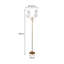 Monsey 165cm Gold Tree Floor Lamp