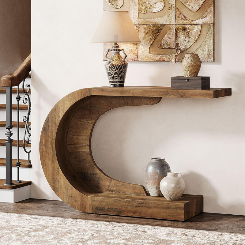 Table d'appoint 43,3 po Mid-Century Modern