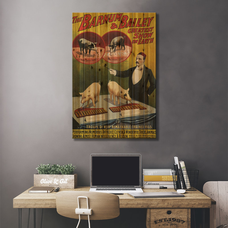 " 1900s Barnum And Bailey Circus Poster " by The Advertising Archives
