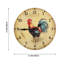 Horloge murale 12 po coq