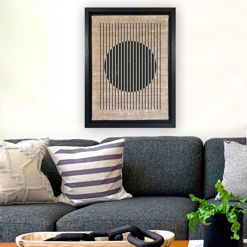 Decorative Canvas Painting, Black, 18.1" H x 14.2" W