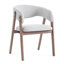 Riverton Walnut Effect Wooden Frame Dining Chair-1828502564