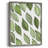 Patterned Leaf Shapes IV Framed Print - Solid Wood-2093777680