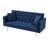Thomias 71.01'' Velvet Convertible Sofa-1193002193