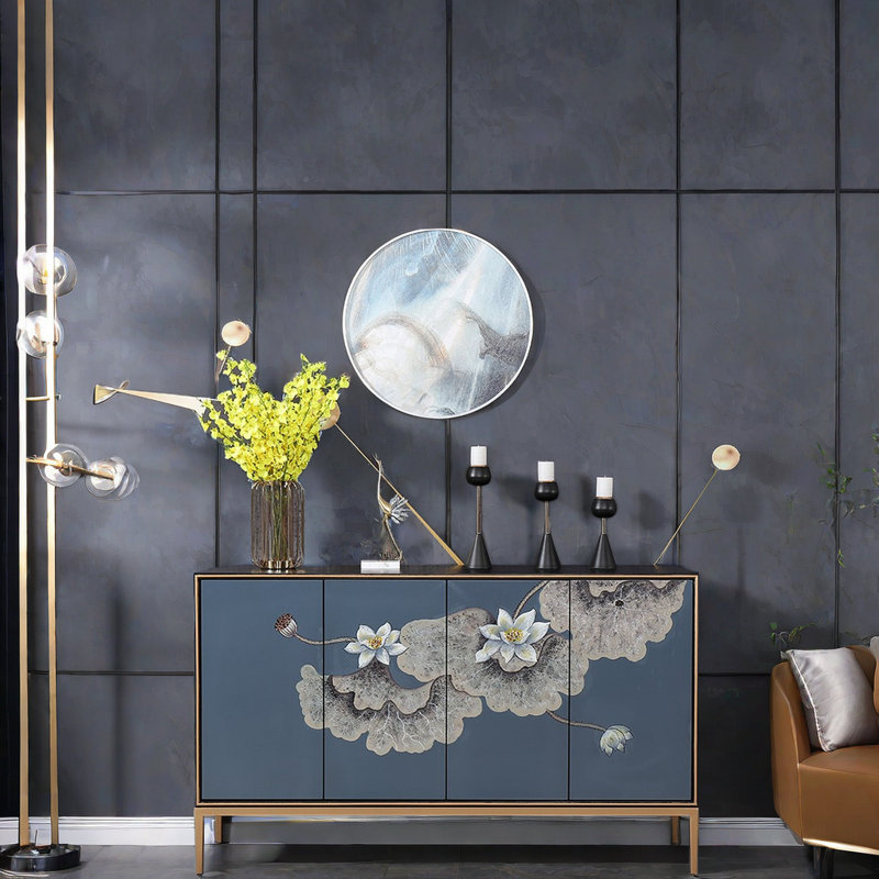 Armoire décorative légère et luxueuse
