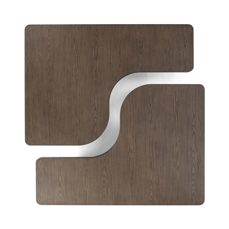 Melina 2-Piece Wood Coffee Table, Havana Brown