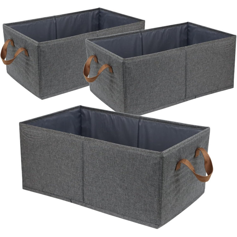 3-pack Large Foldable Storage Bins
