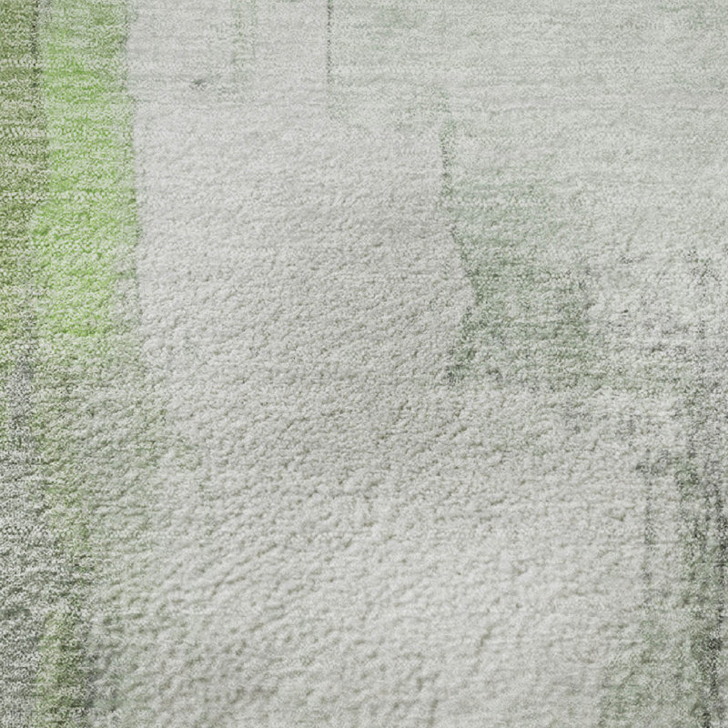 Tapis abstrait lavable à la machine Premium Premium Pinkston, Rectangle 1 pi 8 po x 2 pi 6 po