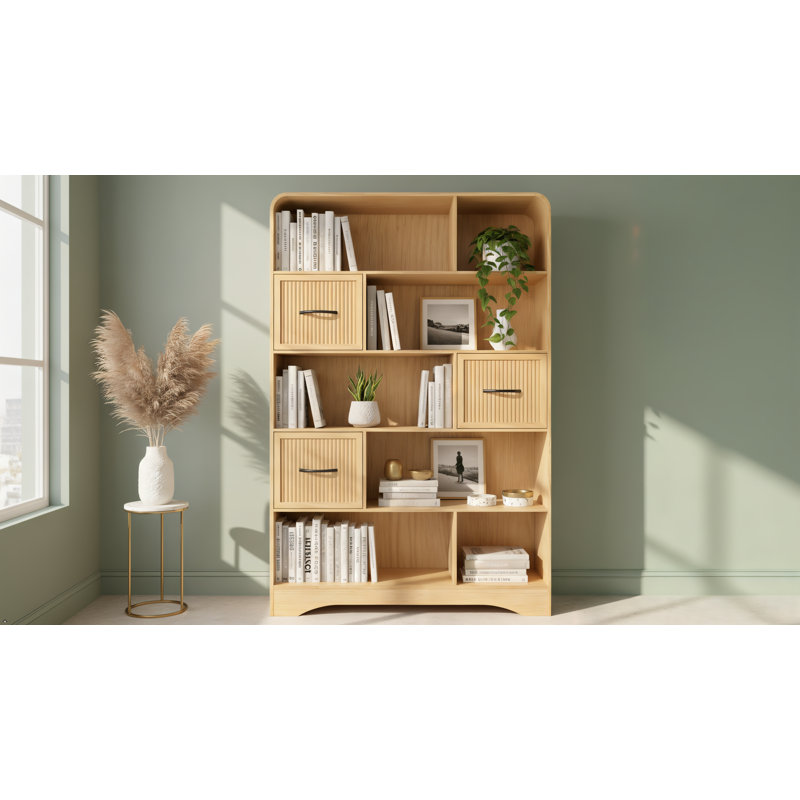 Bookcase 48x70 - Natural Oak, Natural Oak