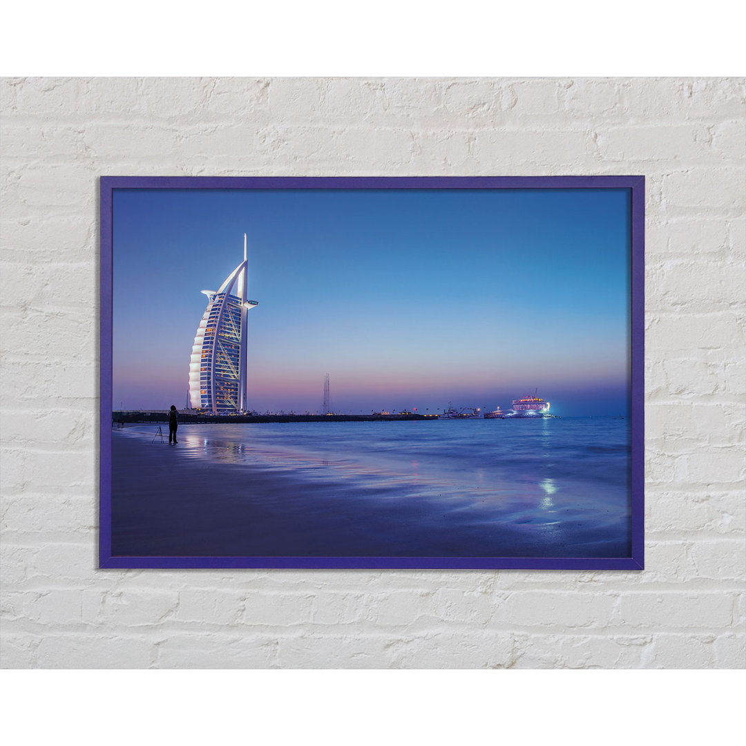 Gerahmter Kunstdruck Burj Al Arab 7 Star Hotel