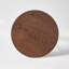 Table d'appoint ovale 100 % bois massif, table basse rustique naturelle aux coins arrondis, idéale pour le salon ou le balcon, 48,5 cm de largeur, profondeur et hauteur adaptées au bureau