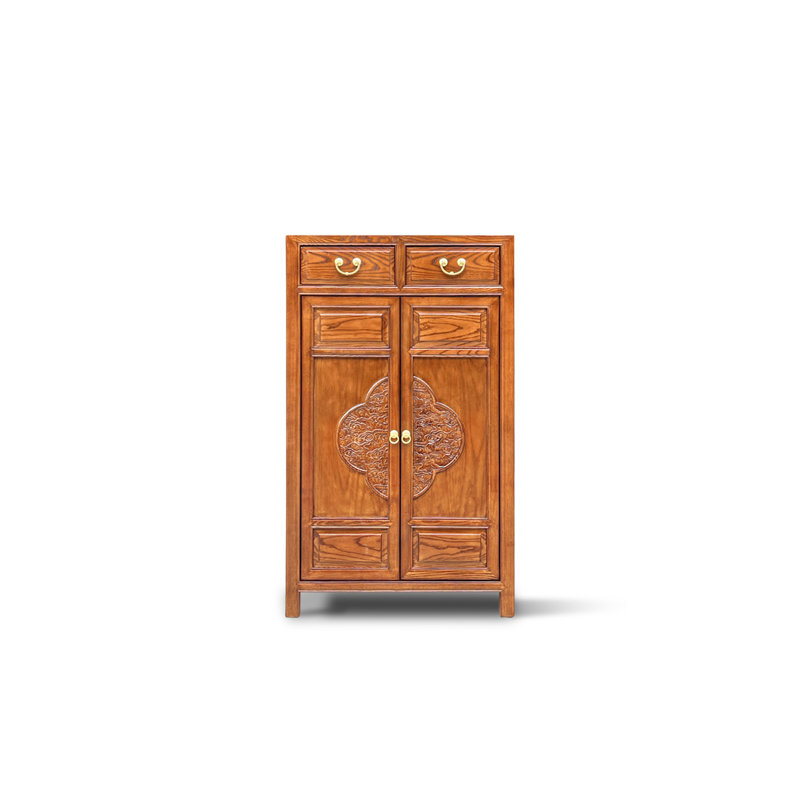 9 Pair Shoe Storage Cabinet, Yellow
