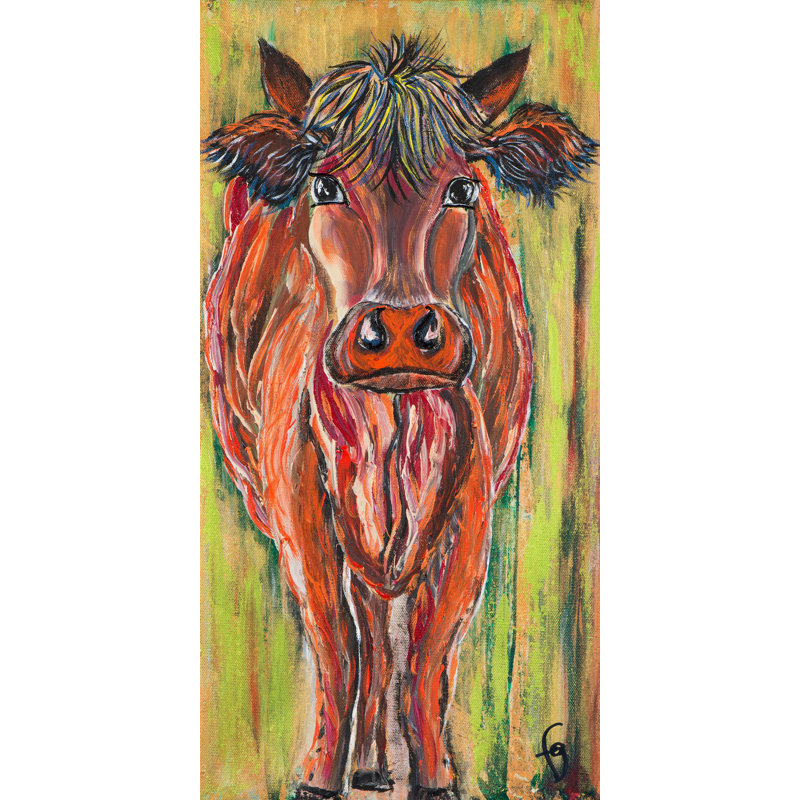France Gilbert - Wrapped Canvas Painting, 152cm H x 76cm W