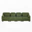 Canapé Cloud Couch surdimensionné 4 places, canapé d'angle modulaire moderne et minimaliste, coussins d'assise épais et confortables, tissu en velours côtelé respirant, idéal pour une chambre ou un appartement.-1645829376-1645829379
