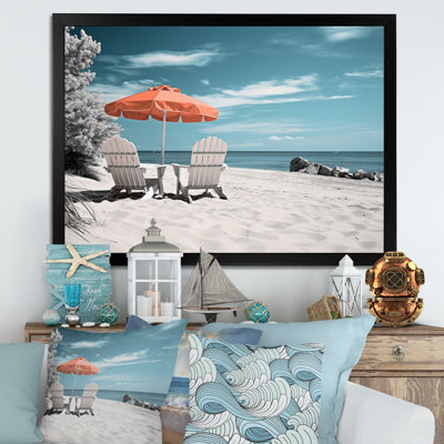 " Beach Seaside Nostalgia Black I "