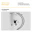 Robinet de salle de bain 6 po - Acier inoxydable 304, nickel brossé, fixation sur le comptoir, lavabo décoratif 304, valve à cartouche, look moderne-121638935