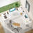 Rocchetto L-Shaped Steel Writing Desk-267182664