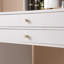 Bureau de coiffeuse avec miroir lumineux