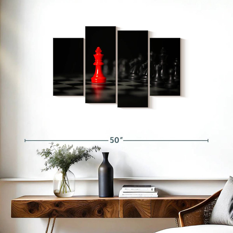 Senne Chess King Pop, 22" H x 36" W