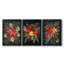 Christmas Holiday Art CVIII  -Custom Framed  Wrapped Gallery Canvas - 3 Pieces-692434271-692434209