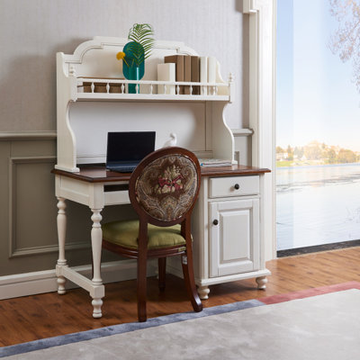 Simplified American style desk and chair set